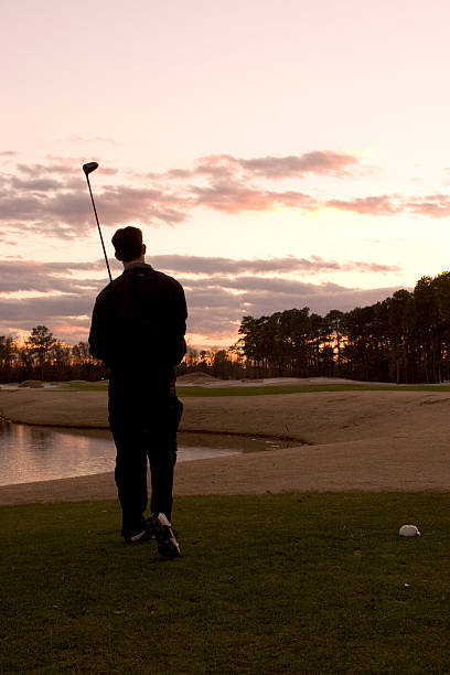 istock Male Golfer at Dusk 172671883
