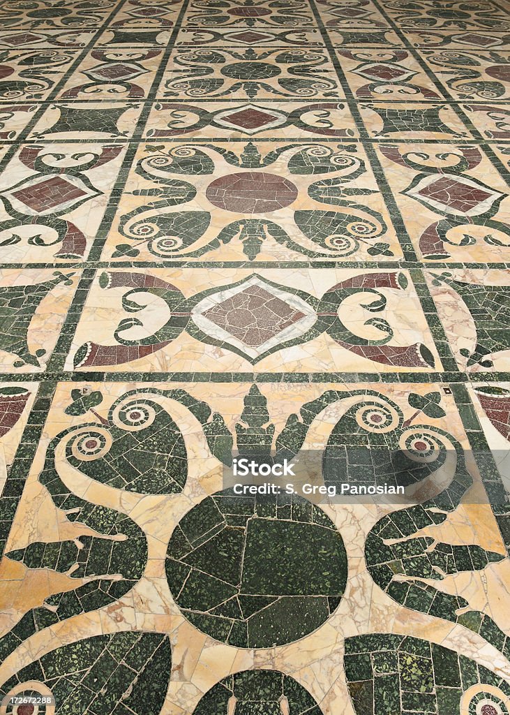 Roman piso de mosaico - Foto de stock de Abstracto libre de derechos