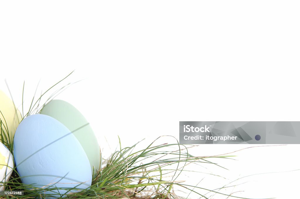 Uova di Pasqua pastello - Foto stock royalty-free di Arti e mestieri