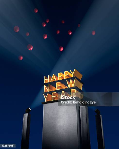 Feliz Ano Novo Xl - Fotografias de stock e mais imagens de Ano novo - Ano novo, Art Déco, Aspiração