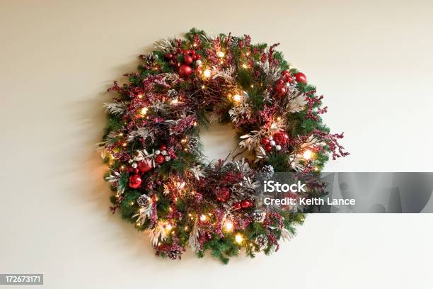 Christmas Wreath Stock Photo - Download Image Now - Celebration Event, Christmas, Christmas Decoration