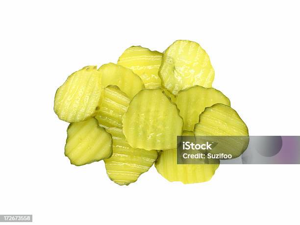 Pickle Slices Stock Photo - Download Image Now - Pickle, Slice of Food, Pickled