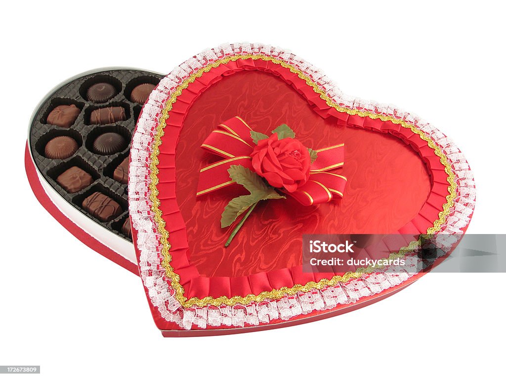 Chocolats de la Saint-Valentin (Tracé de détourage - Photo de Affectueux libre de droits