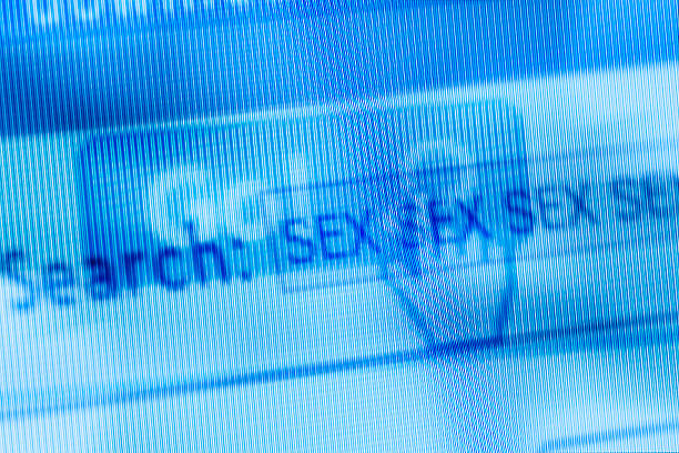 sesso on line - sleaze foto e immagini stock