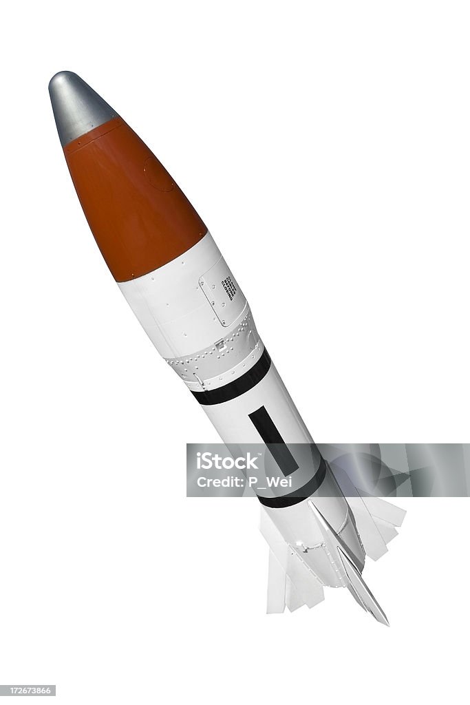 Ракета с пути - Стоковые фото Ракетное оружие роялти-фри