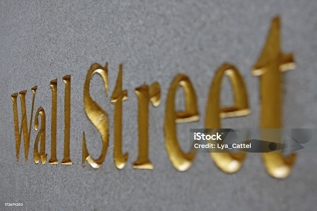 Znak Wall Street # 4 - Zbiór zdjęć royalty-free (Budynek z zewnątrz)
