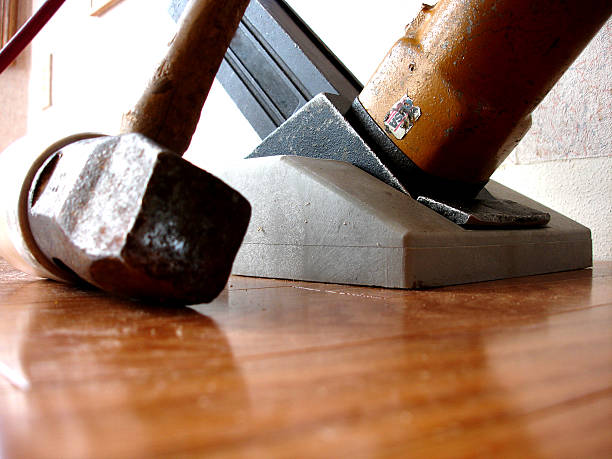 Hardwood floor tools Hardwood floor tools wack stock pictures, royalty-free photos & images