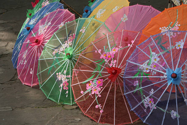 istock Display of Colorful Chinese Umbrellas 172674273