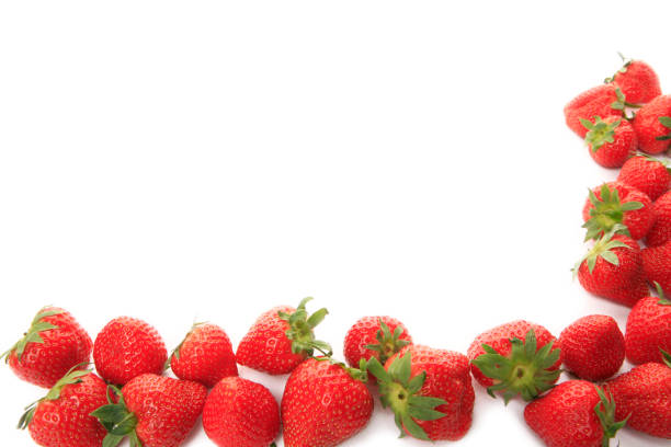 istock frame made of fresh strawberries 172675150