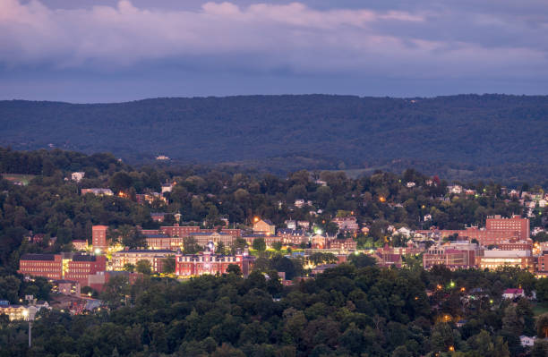 istock Downtown campus of West Virginia university at dusk 1726753923