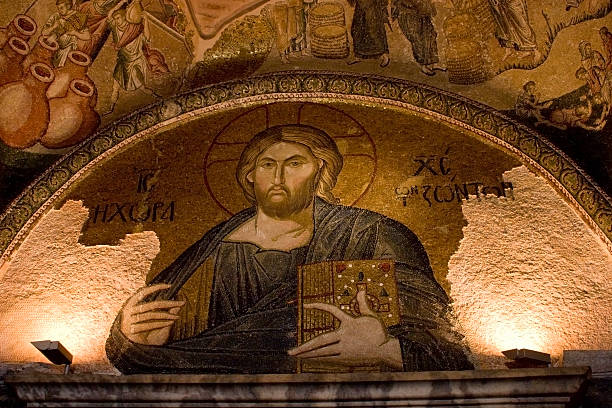 istock Byzantium Church with Mosaics 172675463