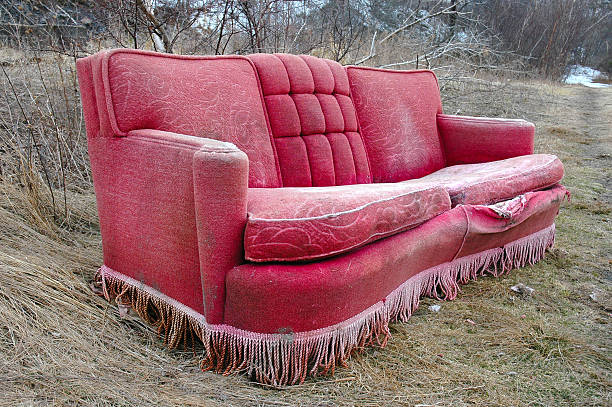 Junk Sofa stock photo