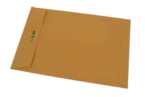 マニラ封筒（絶縁） - envelope manila paper office supply large ストックフォトと画像