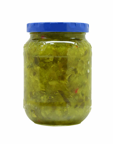 gurkenwürze - pickle relish stock-fotos und bilder