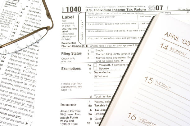Taxes Close Up