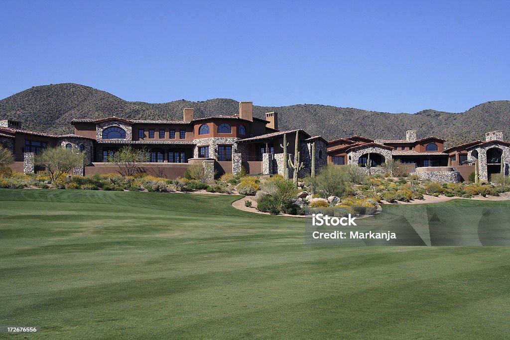 Casa no campo de golfe, 3 - Foto de stock de Arizona royalty-free