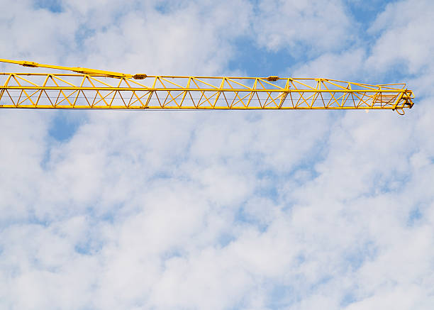 Crane arm stock photo