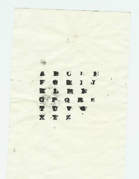 alfabet z stara maszyna drukarska - writing machine zdjęcia i obrazy z banku zdjęć