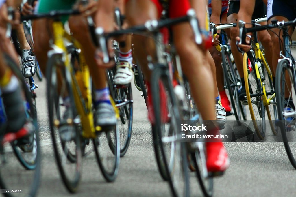 Competencia de bicicleta - Foto de stock de Andar en bicicleta libre de derechos