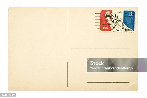 Photo libre de droit de Usa Carte Postale banque d'images et plus d'images libres de droit de Carte postale - Carte postale, Timbre-poste, D'autrefois