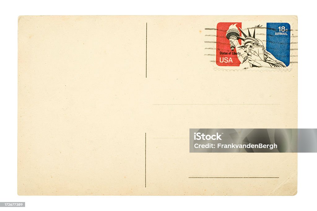 USA Cartolina postale - Foto stock royalty-free di Cartolina postale