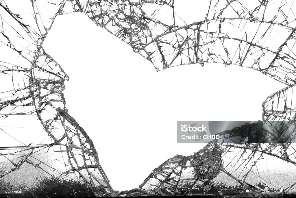 브로컨 창 - 로열티 프리 부서진 유리 스톡 사진