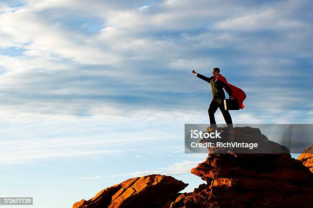 Businesshero Stockfoto und mehr Bilder von Superheld - Superheld, Geschäftsleben, Anzug