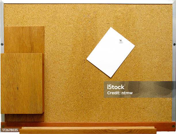 Memo Board Stock Photo - Download Image Now - Bulletin Board, Thumbtack, Border - Frame