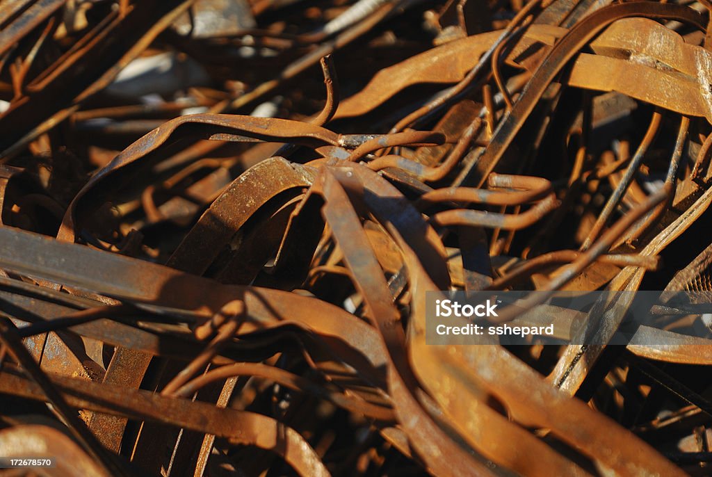 더미 의 비틀어진 녹슨 제강 - 로열티 프리 0명 스톡 사진