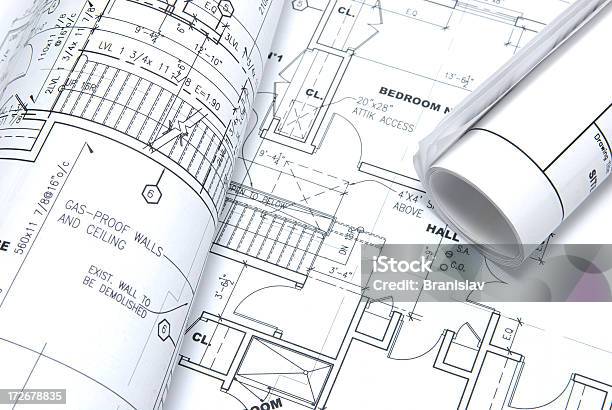 청사진 마무리 건설 산업에 대한 스톡 사진 및 기타 이미지 - 건설 산업, 디자인, 말기