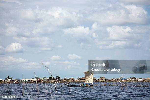 Benin Ganvié Stilted Più Grande Villaggio In Africa - Fotografie stock e altre immagini di Africa