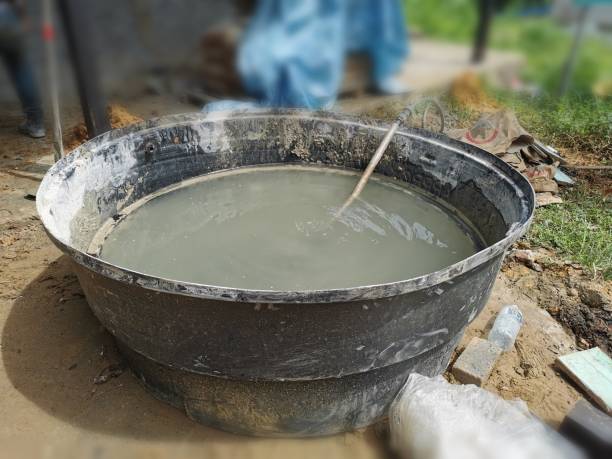 istock Dirty water in the poly tank at the construction site. 1726835417