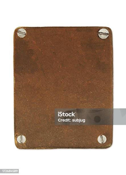 Foto de Rusty Placa De Metal e mais fotos de stock de Aço - Aço, Enferrujado, Equipamento