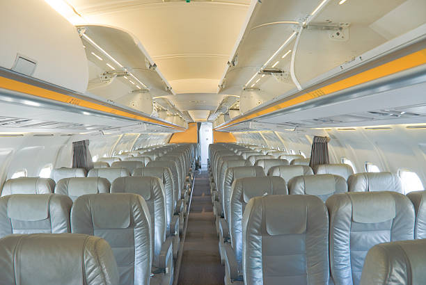 Passenger seats of a private plane