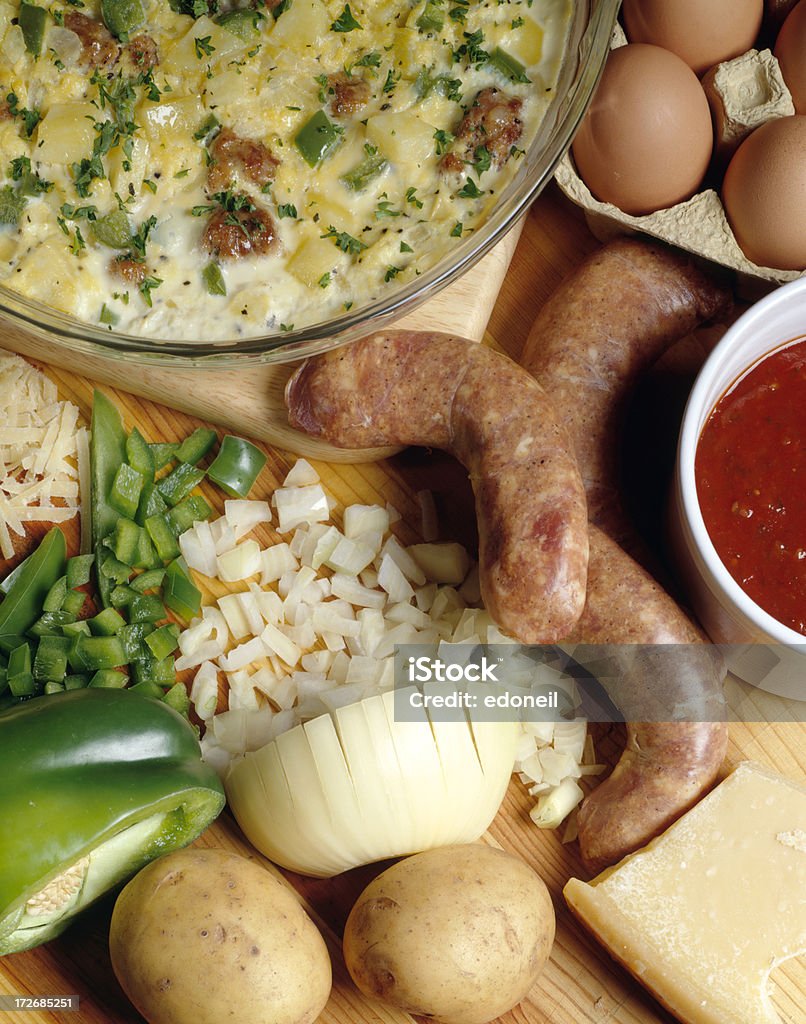 Ingrédients pour la quiche - Photo de Aliment libre de droits