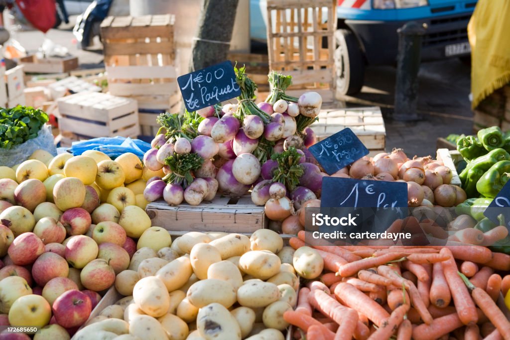 Bauernmarkt, Obst und Gemüse - Lizenzfrei Bauernmarkt Stock-Foto