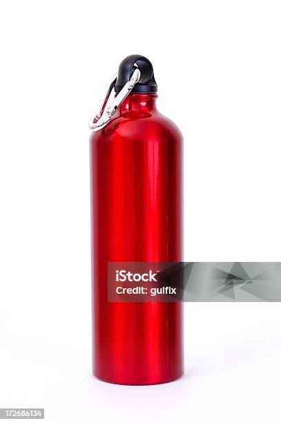 Pełna Długość Czerwony Waterbottle - zdjęcia stockowe i więcej obrazów Woda butelkowana - Woda butelkowana, Czerwony, Butelka