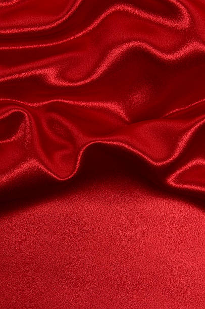 Red Satin stock photo