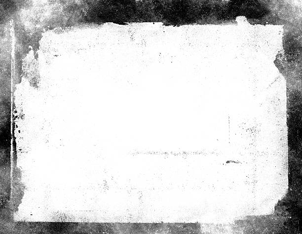 grunge-grenze xl - paper old painted image black stock-fotos und bilder