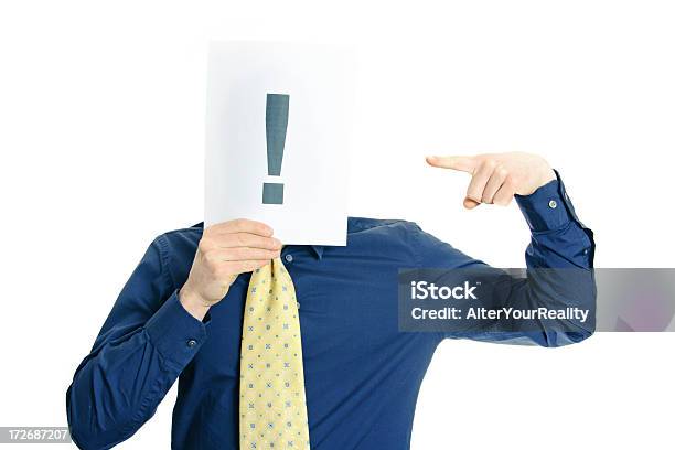 Guy Mit Einem Symbolserie Stockfoto und mehr Bilder von Anzug - Anzug, Arbeit und Beschäftigung, Betrachtung