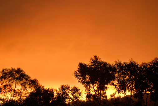 Horizontal of an Australian sunset