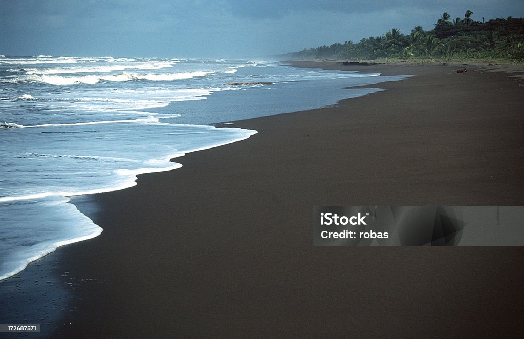 ブラックのビーチでコスタリカ - Horizonのロイヤリティフリーストックフォト