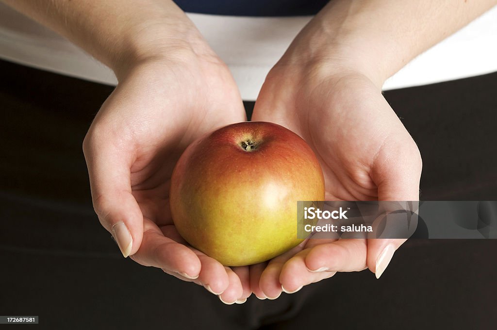 Retención de manzana - Foto de stock de Actividad libre de derechos