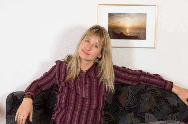 istock Woman in living room 172688458