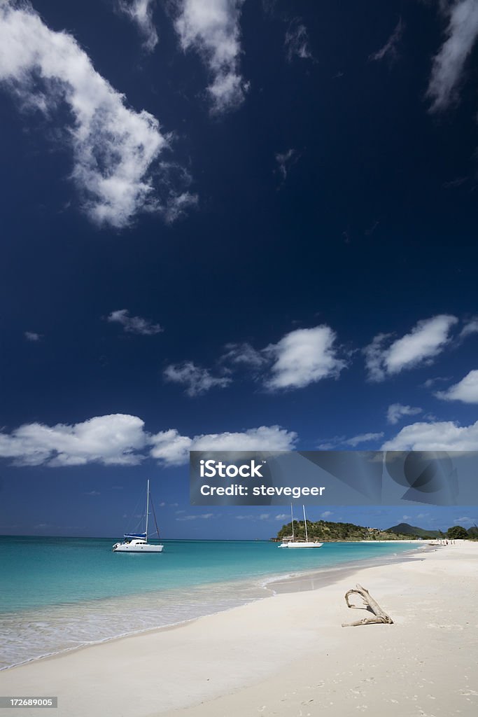 Antigua playa Tropical del Caribe - Foto de stock de Aire libre libre de derechos