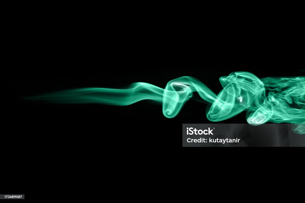 Incense series Abstract smoke on black background Abstract Stock Photo