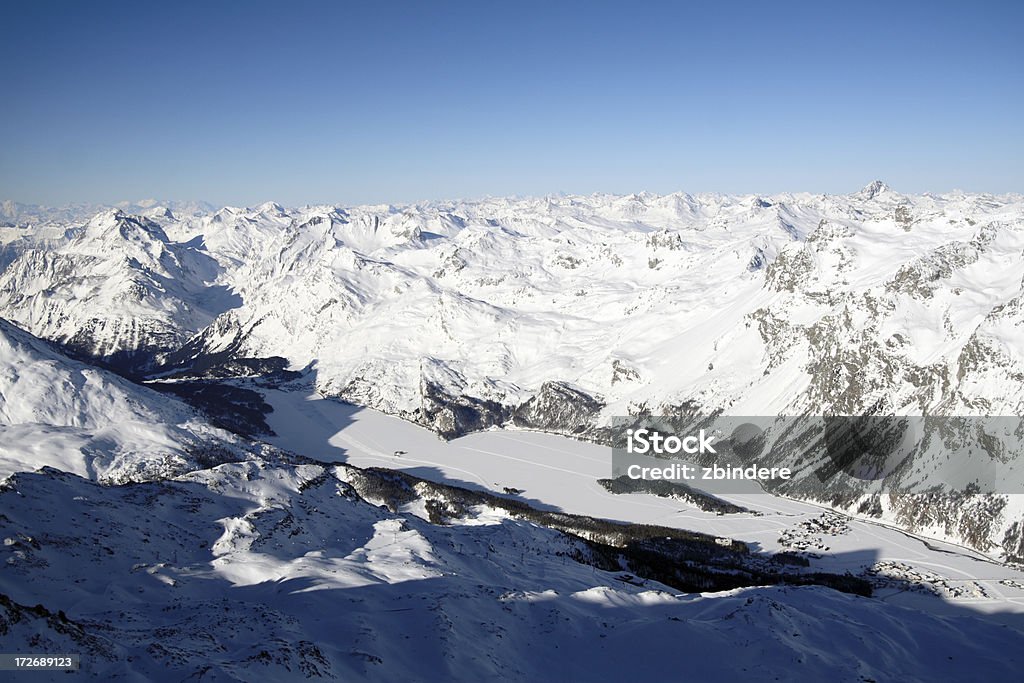 Panorama alpino - Foto stock royalty-free di Alpi