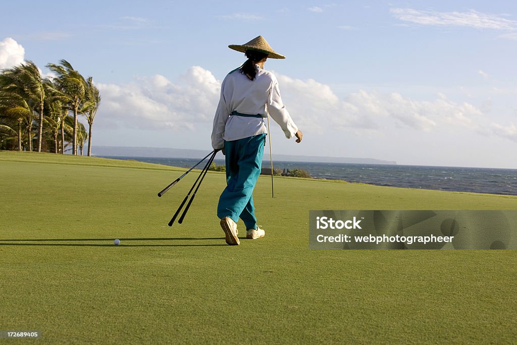 Verde Golf - Foto stock royalty-free di Adulto