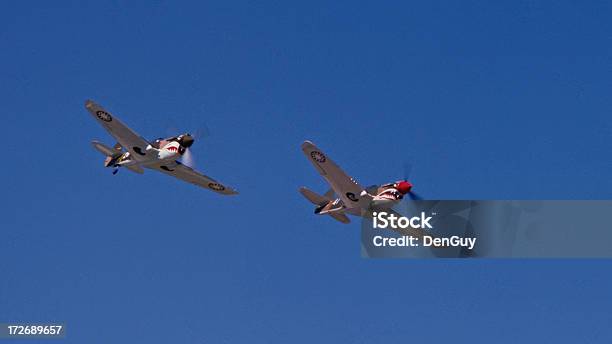 P 40 Warhawk La Segunda Guerra Mundial World War Ii Luchadores Exclusión Aérea Cielo Azul Foto de stock y más banco de imágenes de China