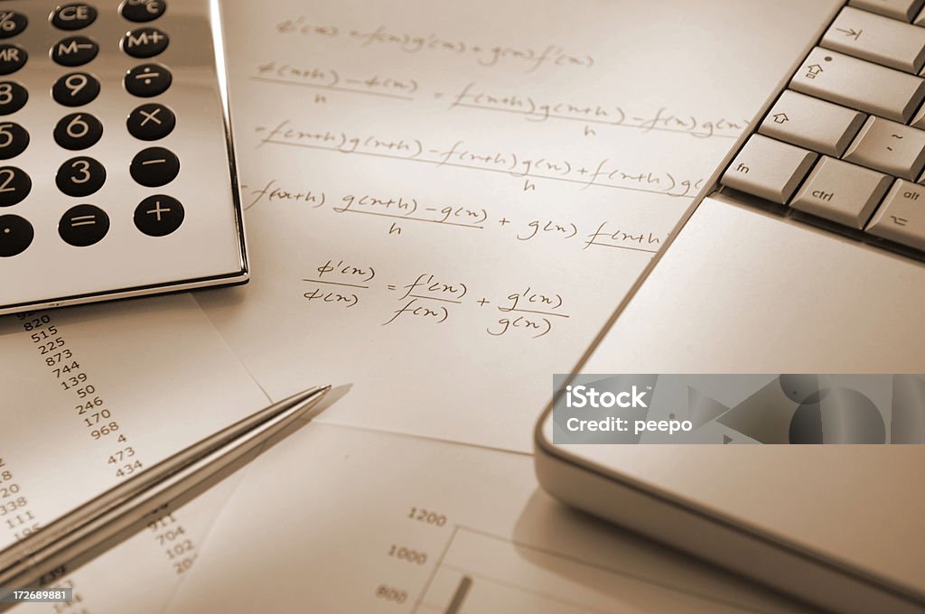 Mathematische Formel series - Lizenzfrei Analysieren Stock-Foto